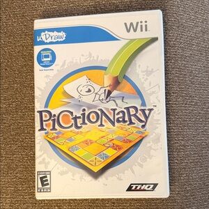 Pictionary for Wii - Blue and Yellow